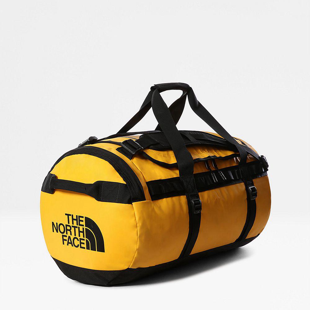 The North Face Base Camp - Medium Ανδρικα Τσάντα Duffel - Χρυσο Χρωμα / Μαυρα (BEMJ24903)